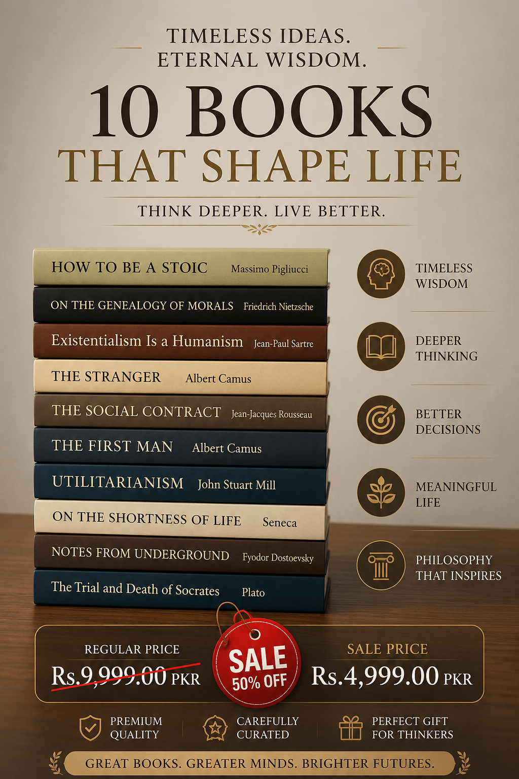 Unlock Philosophy’s Secrets — 10 premium books