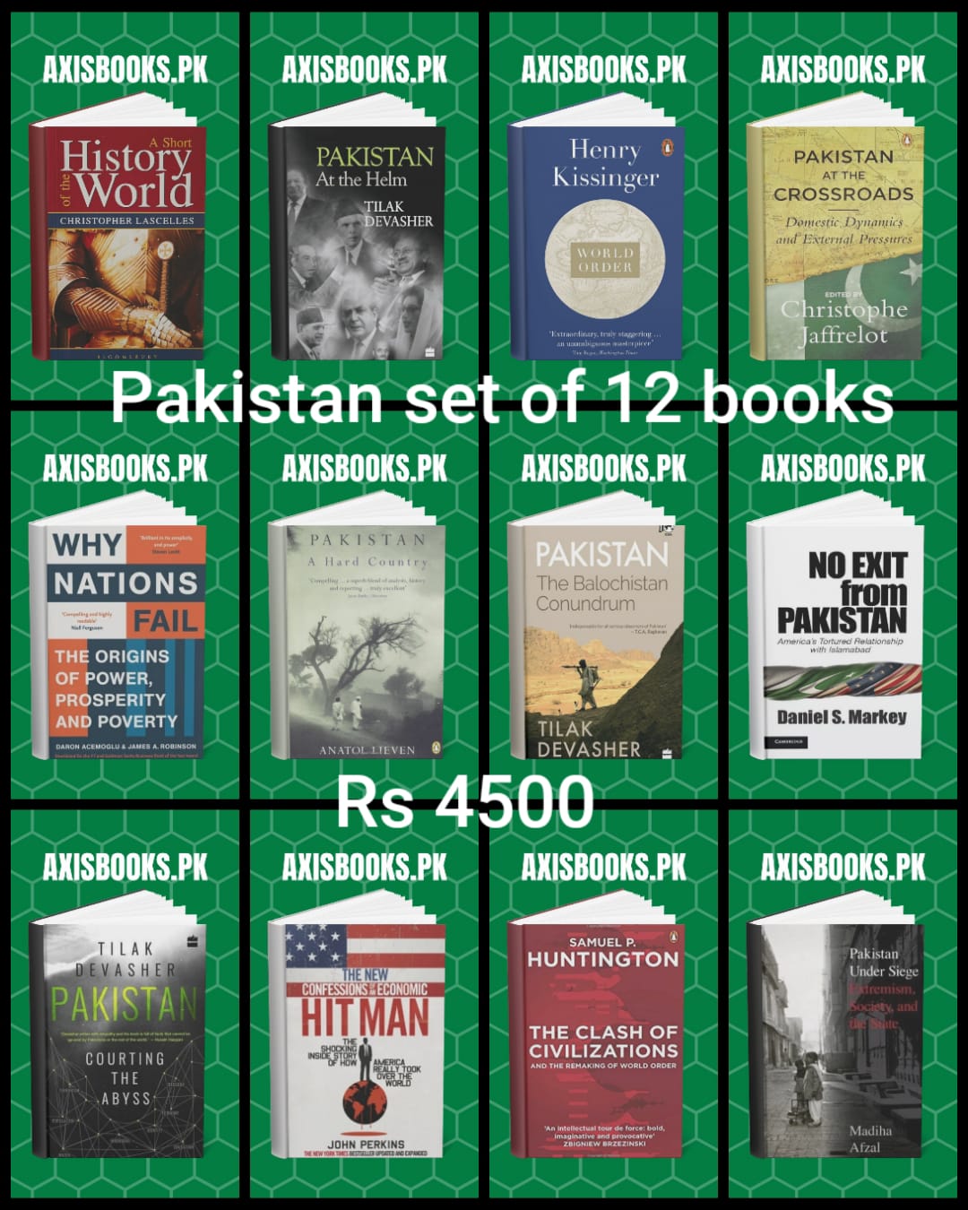 Pak 12 books