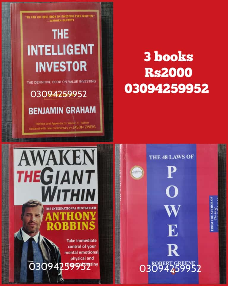 Super set of 3 books Rs2000