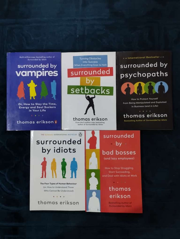 SURROUNDED SET OF 5 BOOKS