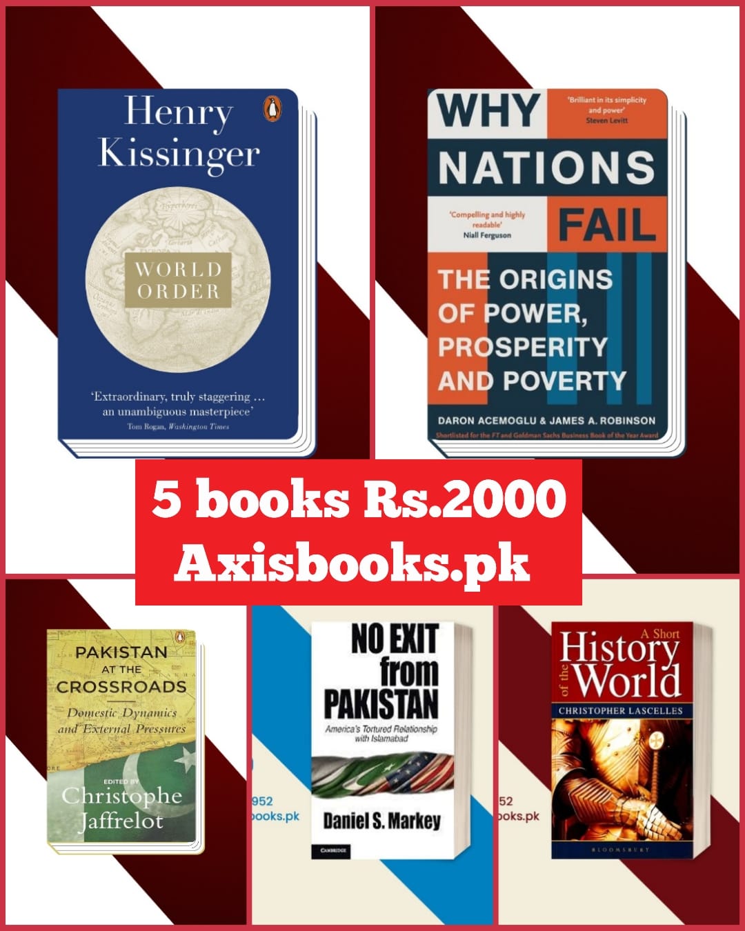 History 5 Books bundle