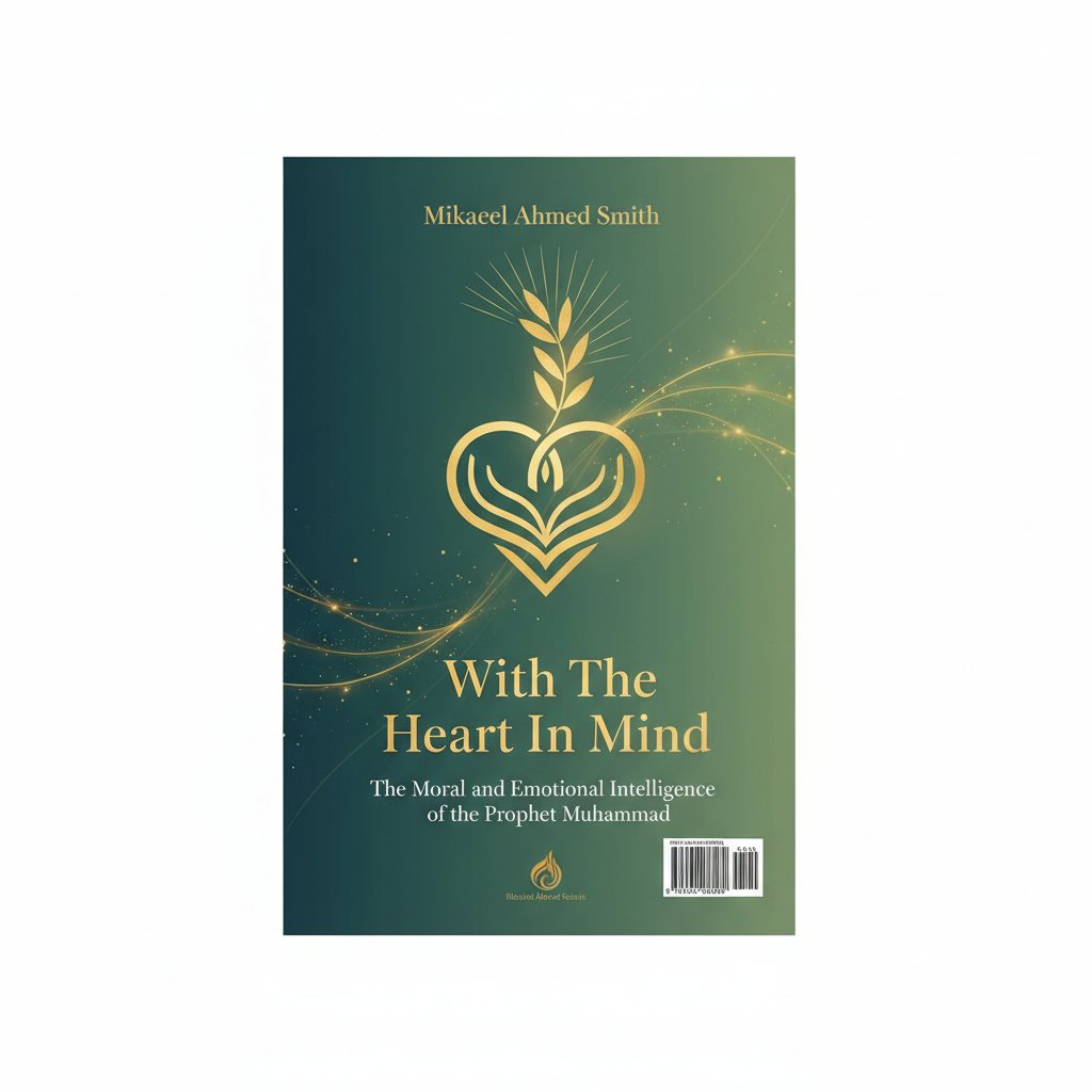 With The Heart In Mind by Mikaeel Ahmed Smith book cover - The Moral and Emotional Intelligence of the Prophet Muhammad