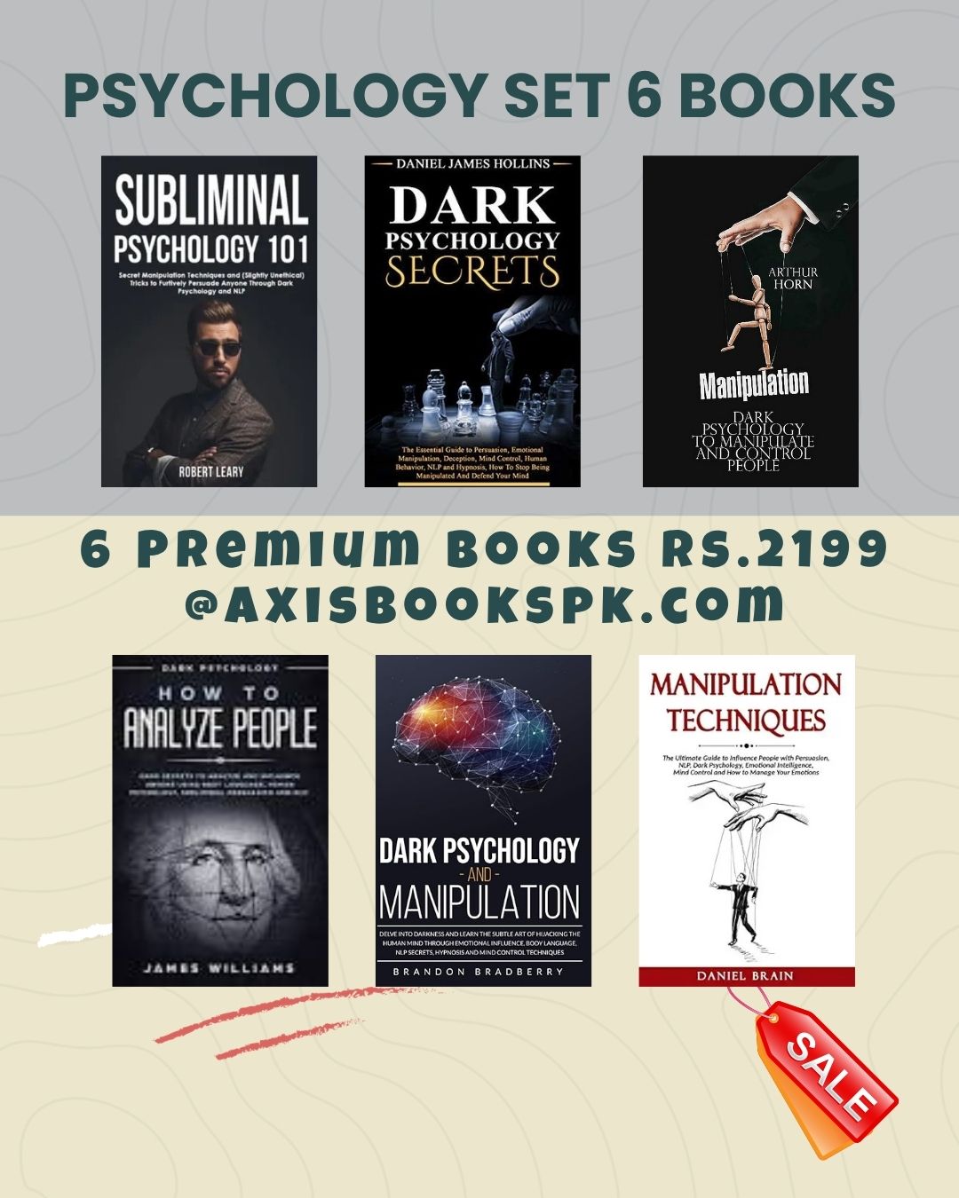 Think Deeper. Understand People Better. 6 books Rs.2199