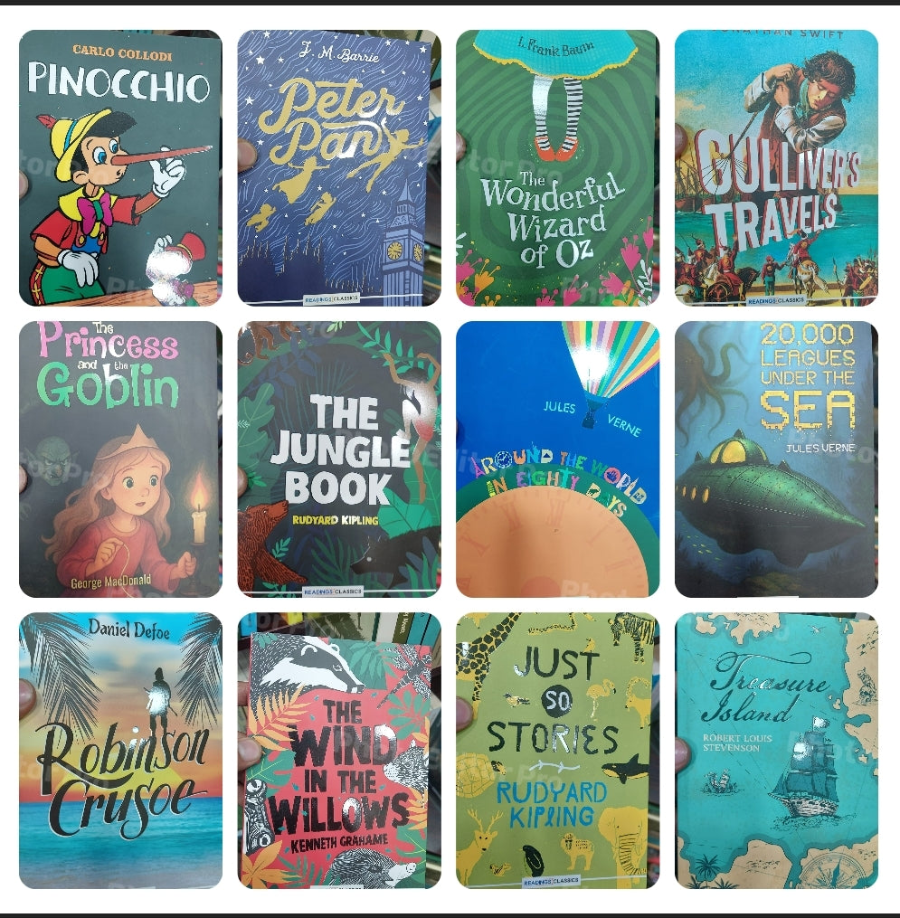 Classic adventures : 12 Books Collection for Kids (premium quality)