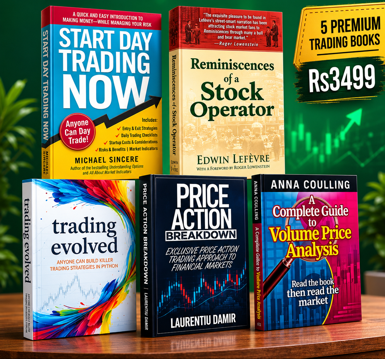5 Premium Trading Books Bundle